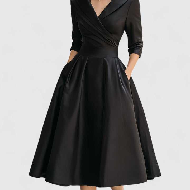 Nicole | Robe Midi Élégante