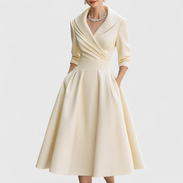 Nicole | Robe Midi Élégante