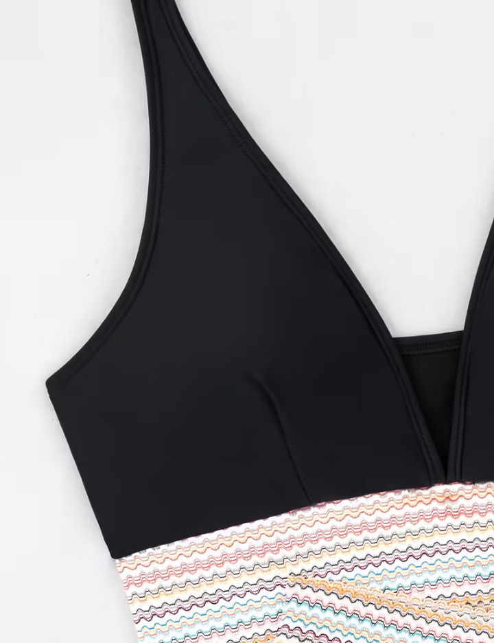 Énora | Ensemble de Bikini Élevé Élégant