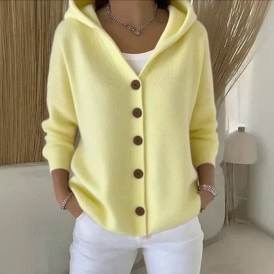 Rocío | Manteau en Tricot avec Capuche