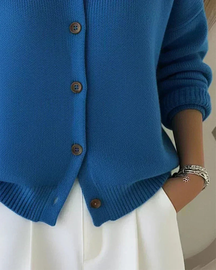 Vega | Veste en Maille avec Col de Chemise