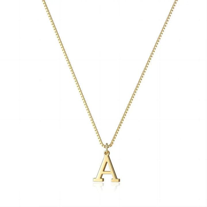Collier avec des initiales de lettres d&