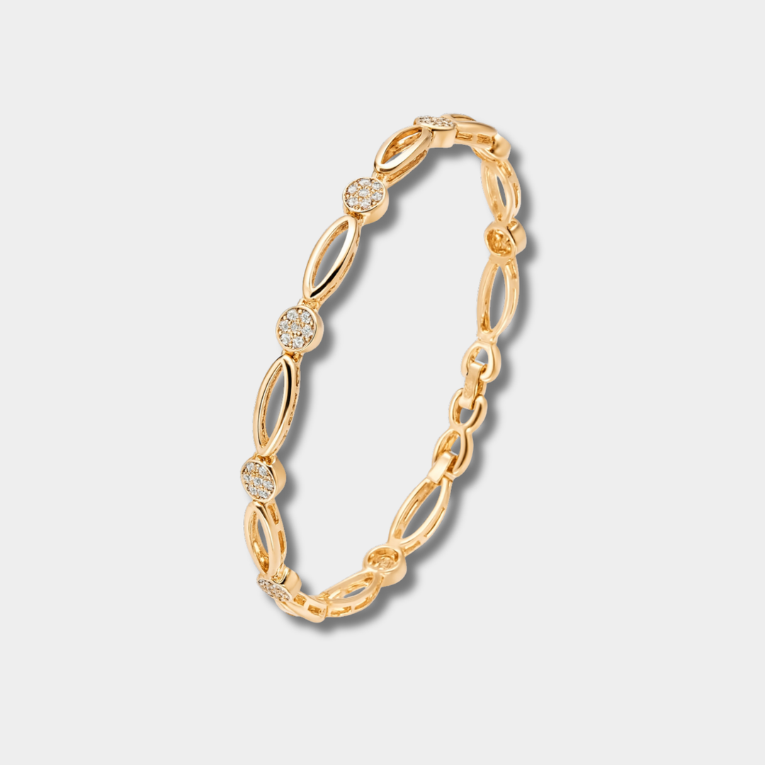 Claire – Bracelet élégant en or avec zircons