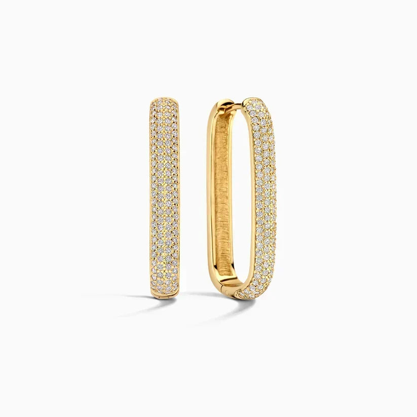 Grandes boucles d’oreilles avec icône de paon