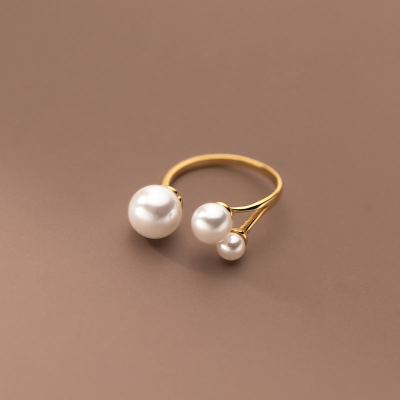 Bague en perles d&