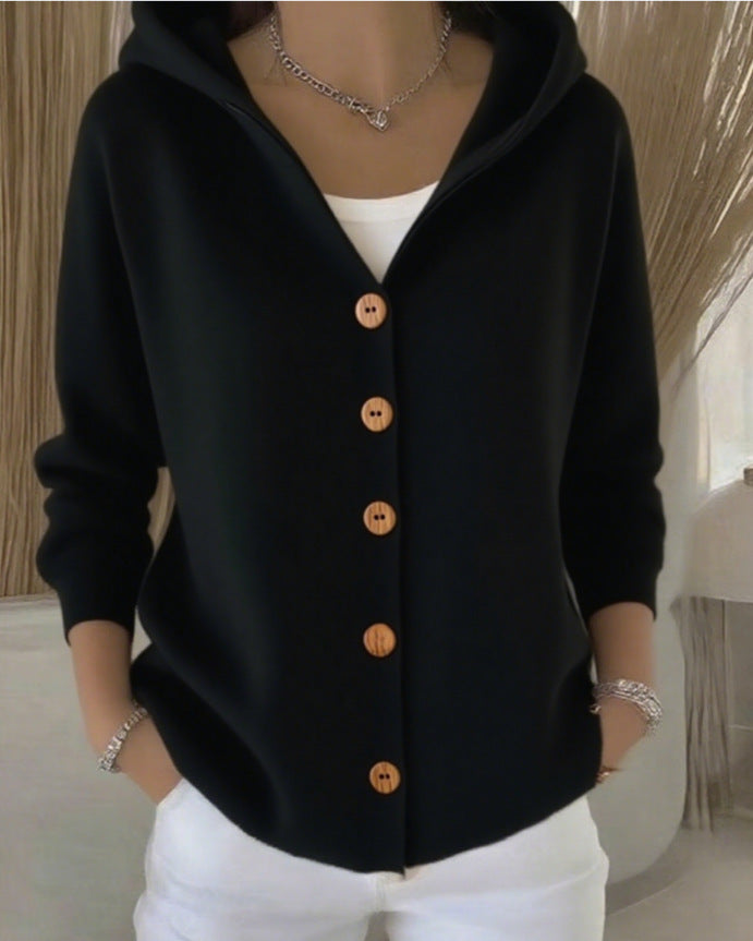 Rocío | Manteau en Tricot avec Capuche