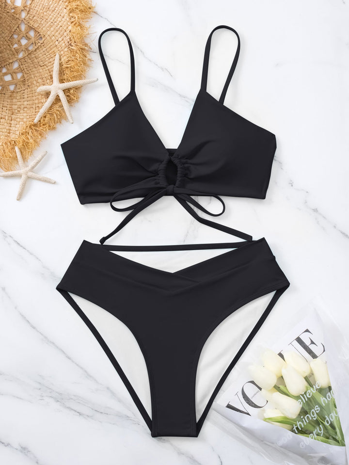 Clotilde | Ensemble de Bikini Deux Pièces avec Nœud à l&