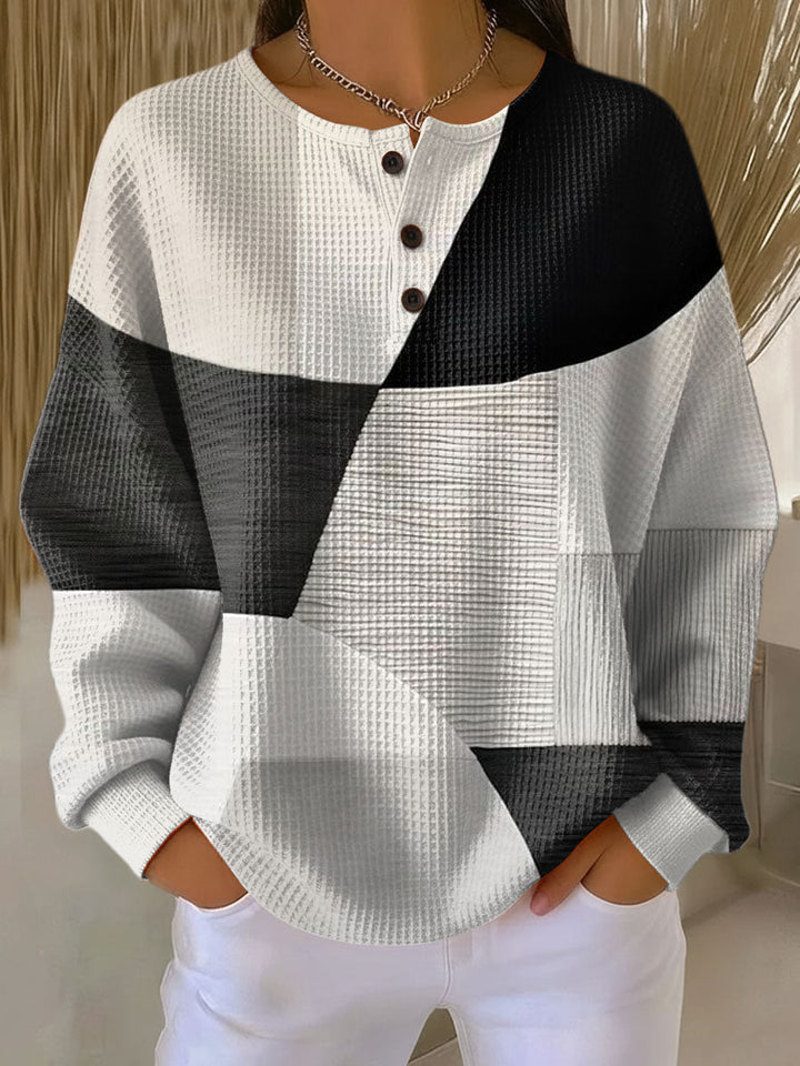 Consuelo | Pull Gauffré à Double Couche