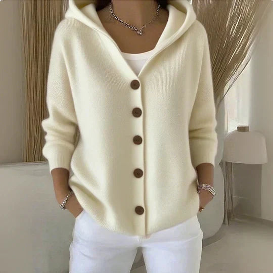 Rocío | Manteau en Tricot avec Capuche