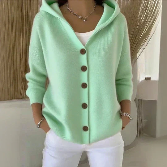 Rocío | Manteau en Tricot avec Capuche