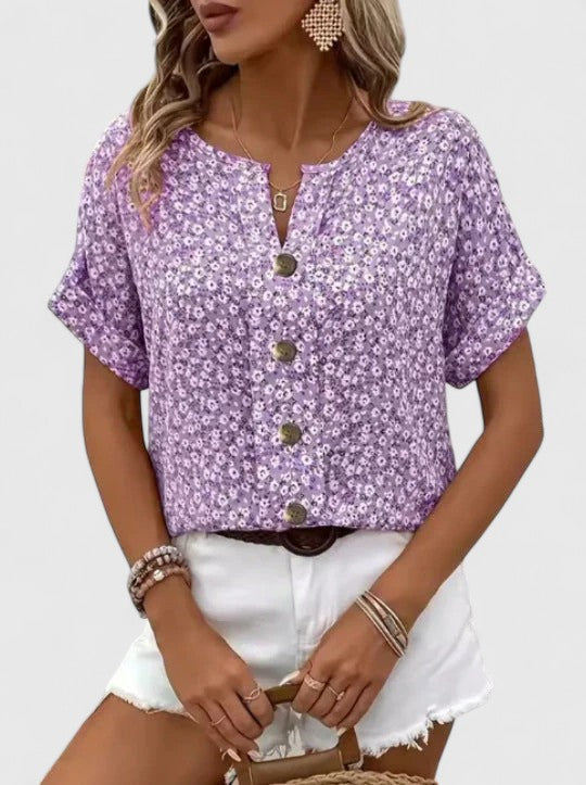 Isabelle | Haut Floral Élégant d&